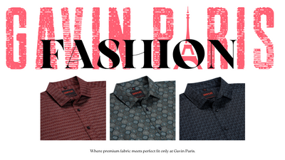 Premium Fabric – breathable, soft, By Gavin Paris