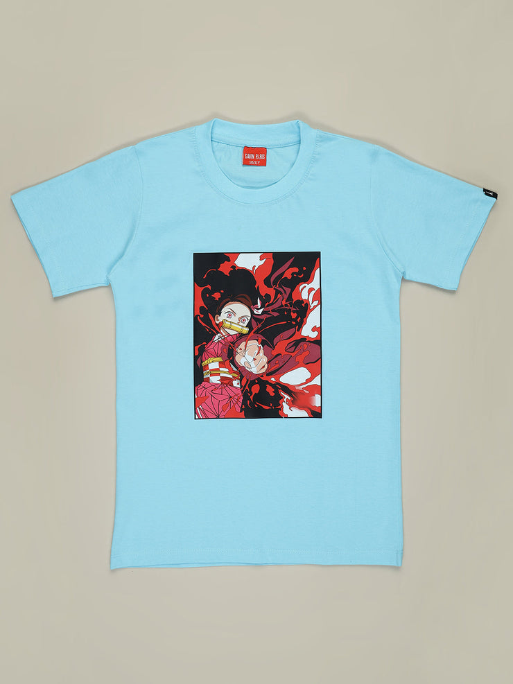 Anime Fire T-shirts for Boys & Girls