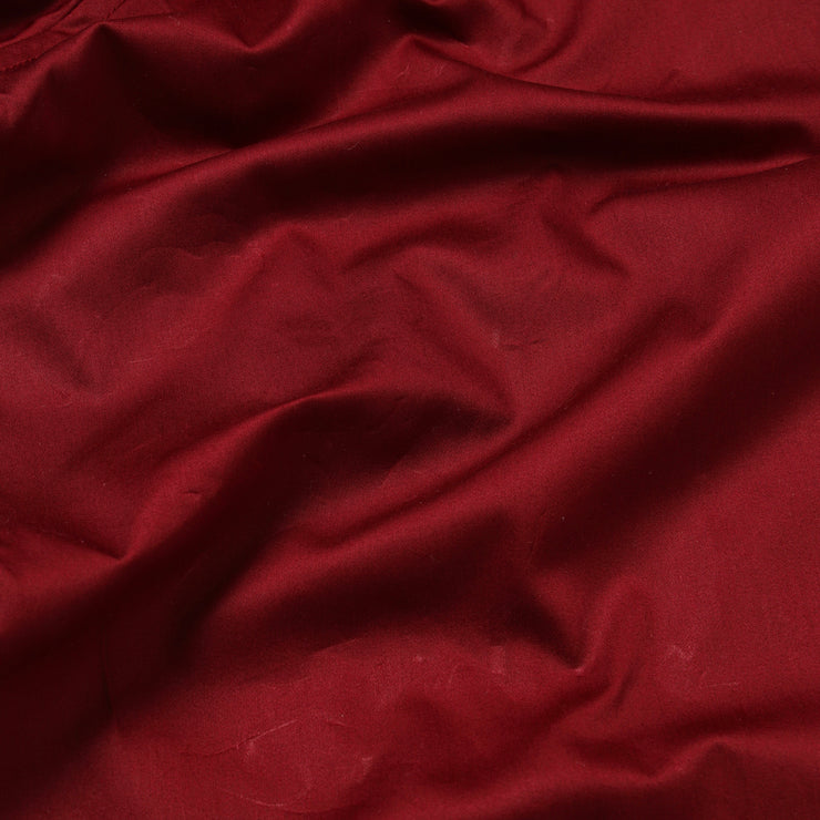 BURGUNDY SATIN COTTON SHIRT (D005)