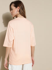 EL Gato Peach Oversized Unisex T-shirt