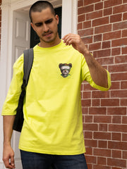 Bear Neon Green Oversized T-shirt