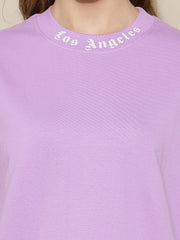 Los Angeles Lavender Oversized Unisex T-shirt