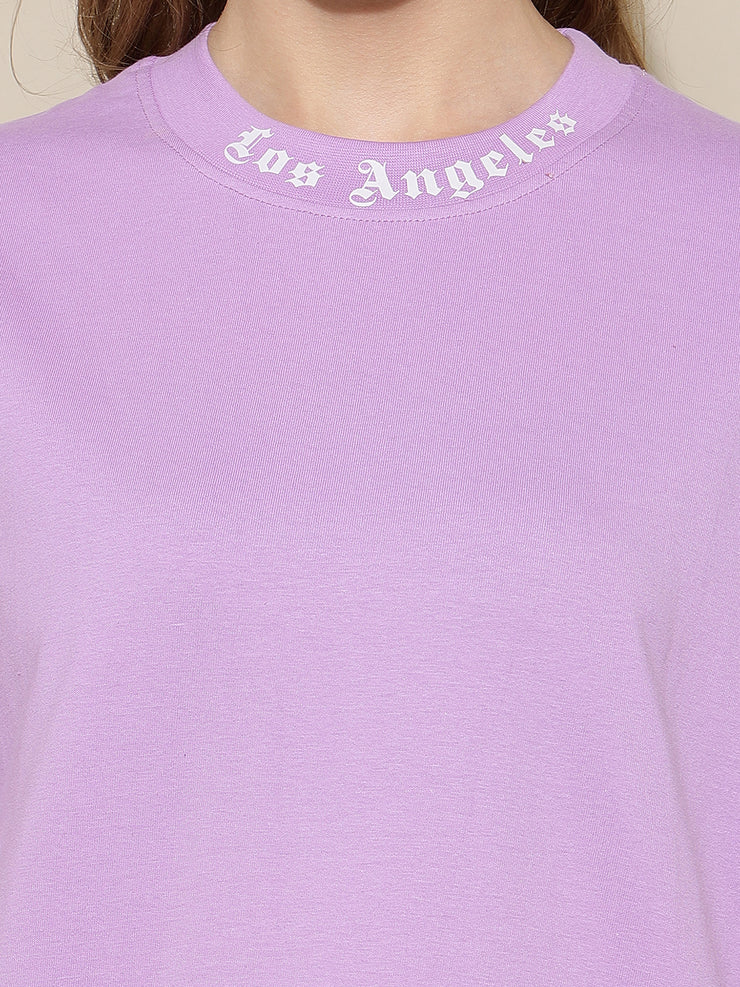 Los Angeles Lavender Oversized Unisex T-shirt