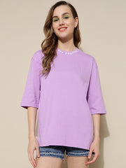 Los Angeles Lavender Oversized Unisex T-shirt