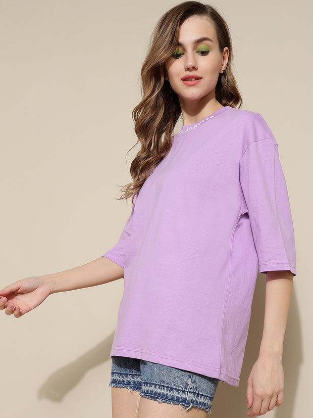 Los Angeles Lavender Oversized Unisex T-shirt