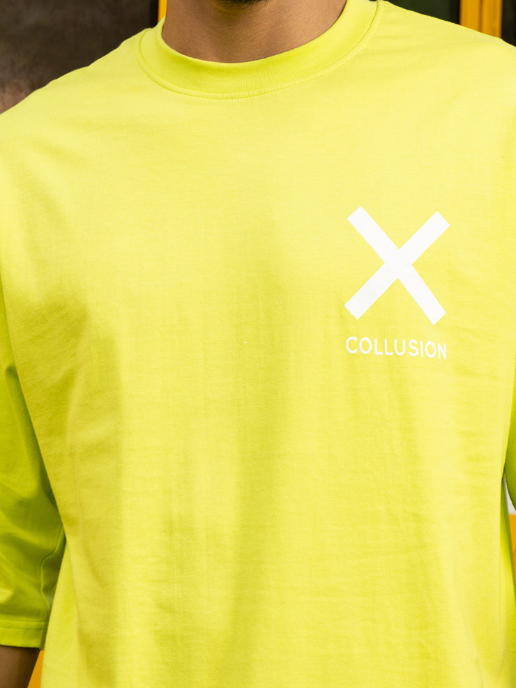 Collusion Neon Green Drop Shoulder Oversized by Gavin Paris