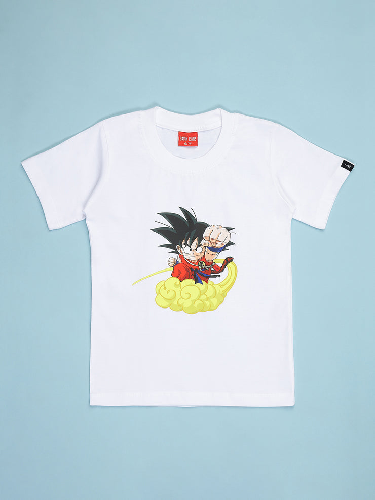 Punching Goku T-shirts for Boys & Girls
