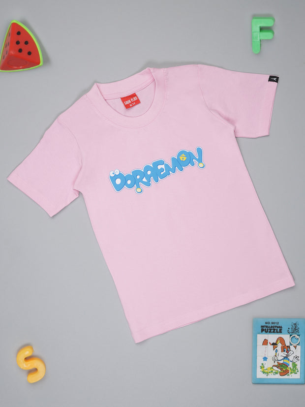 Doremon Font T-shirts for Boys & Girls