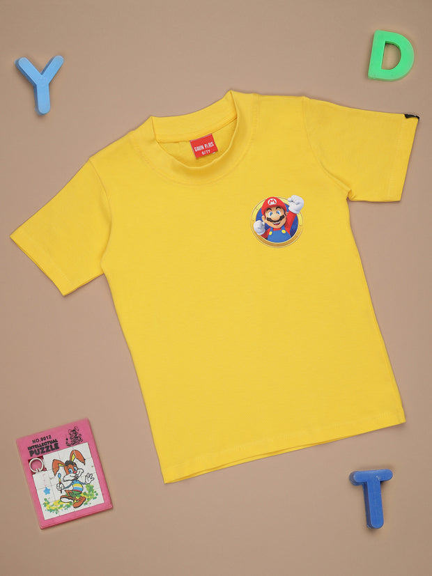 Pocket Mario T-shirts for Boys & Girls