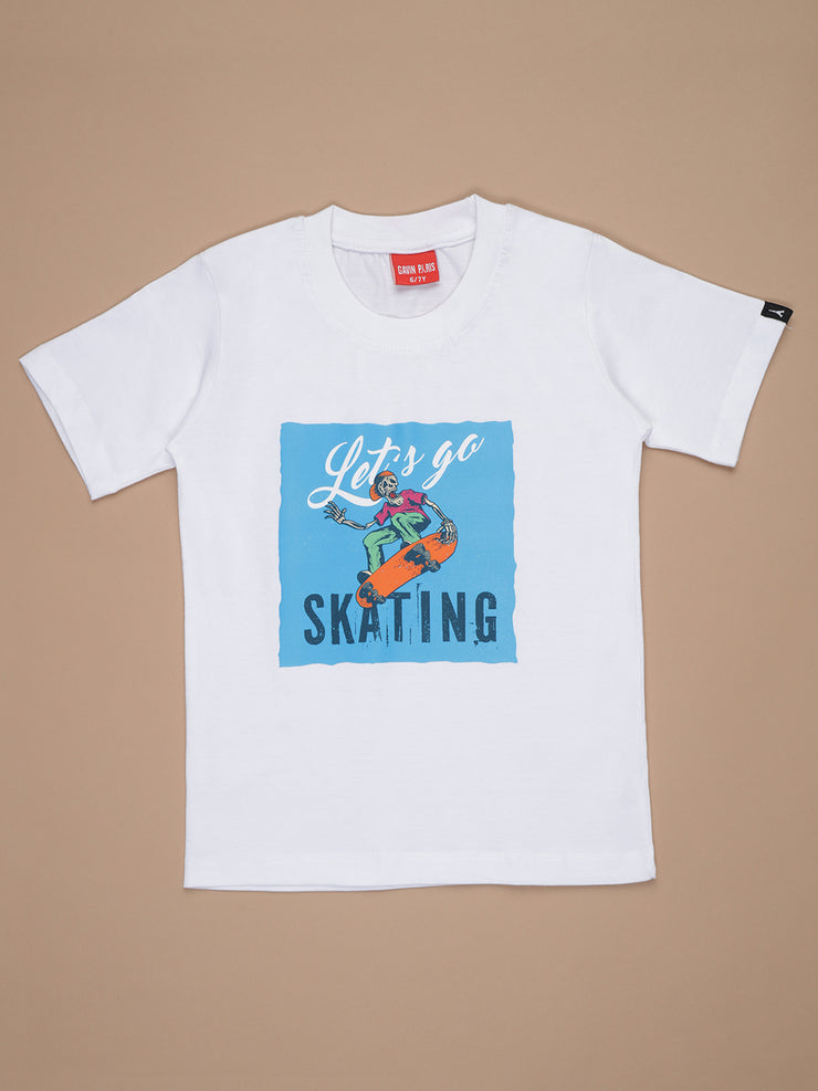 Let's Go Skating T-shirts for Boys & Girls