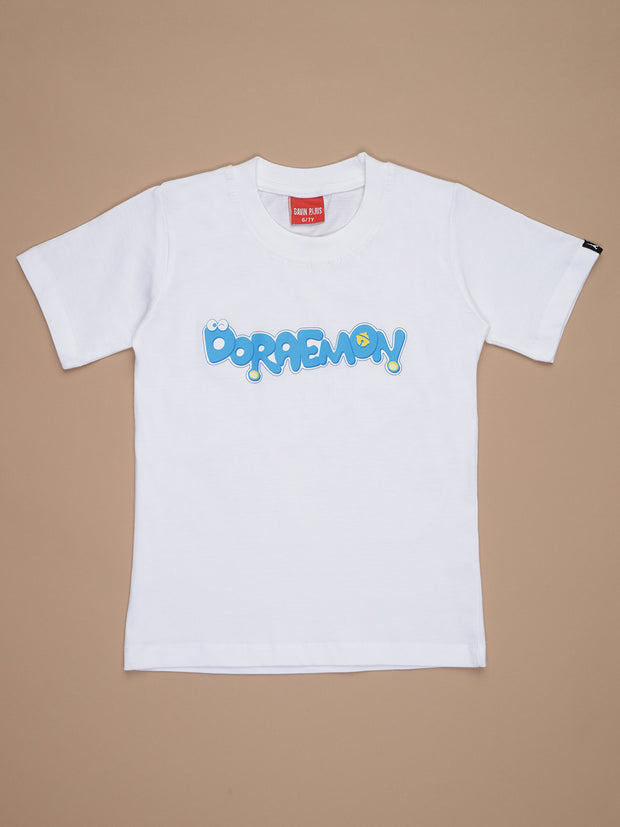 Doremon Font T-shirts for Boys & Girls