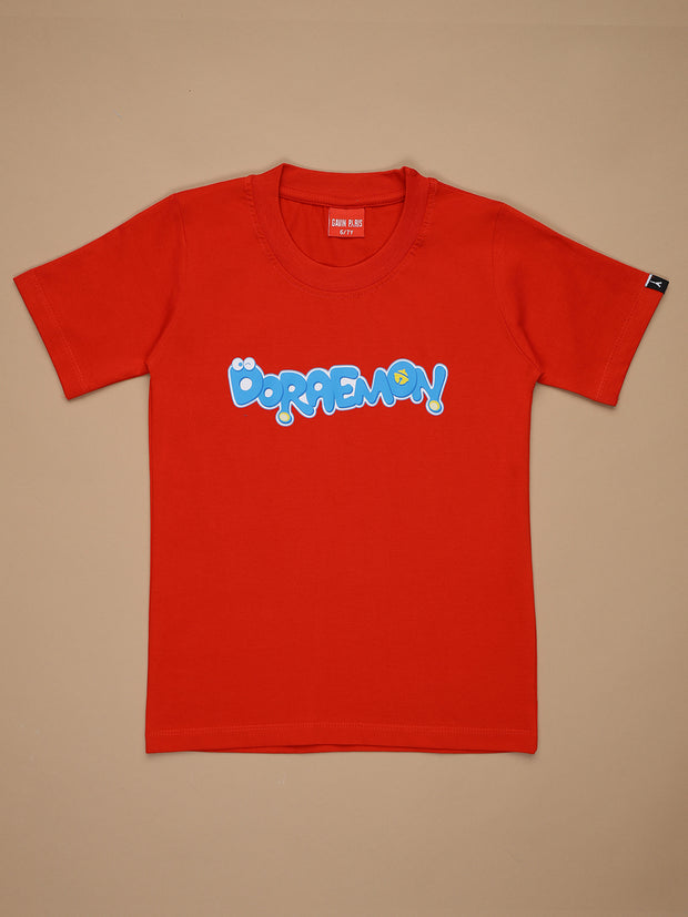 Doremon Font T-shirts for Boys & Girls