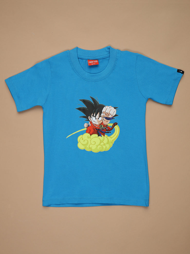 Punching Goku T-shirts for Boys & Girls