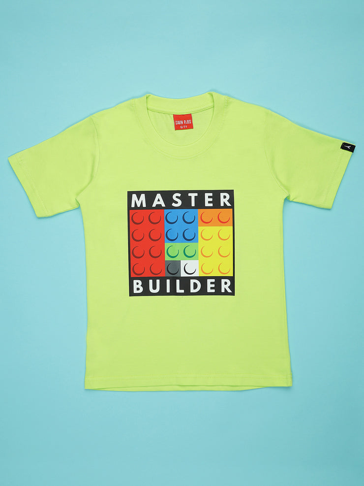 Master Builder T-shirts for Boys & Girls