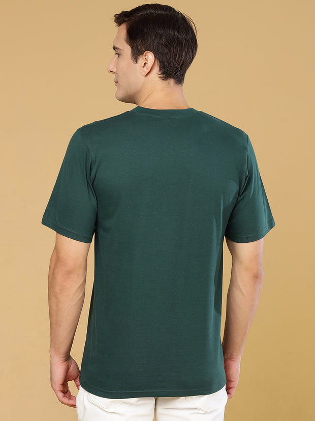 Titan Dark Green Regular T-Shirts
