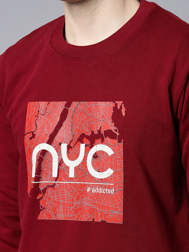 NYC Maroon Sweatshirt