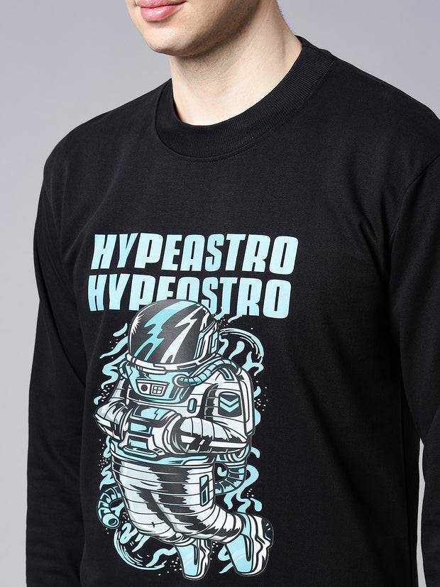 Hypeastro Black Sweatshirt