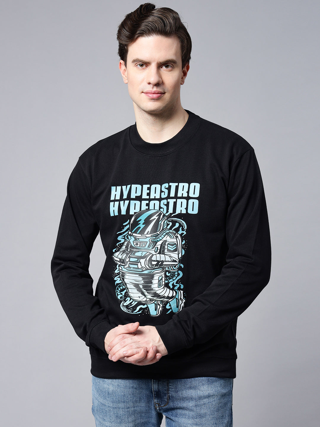 Hypeastro Black Sweatshirt
