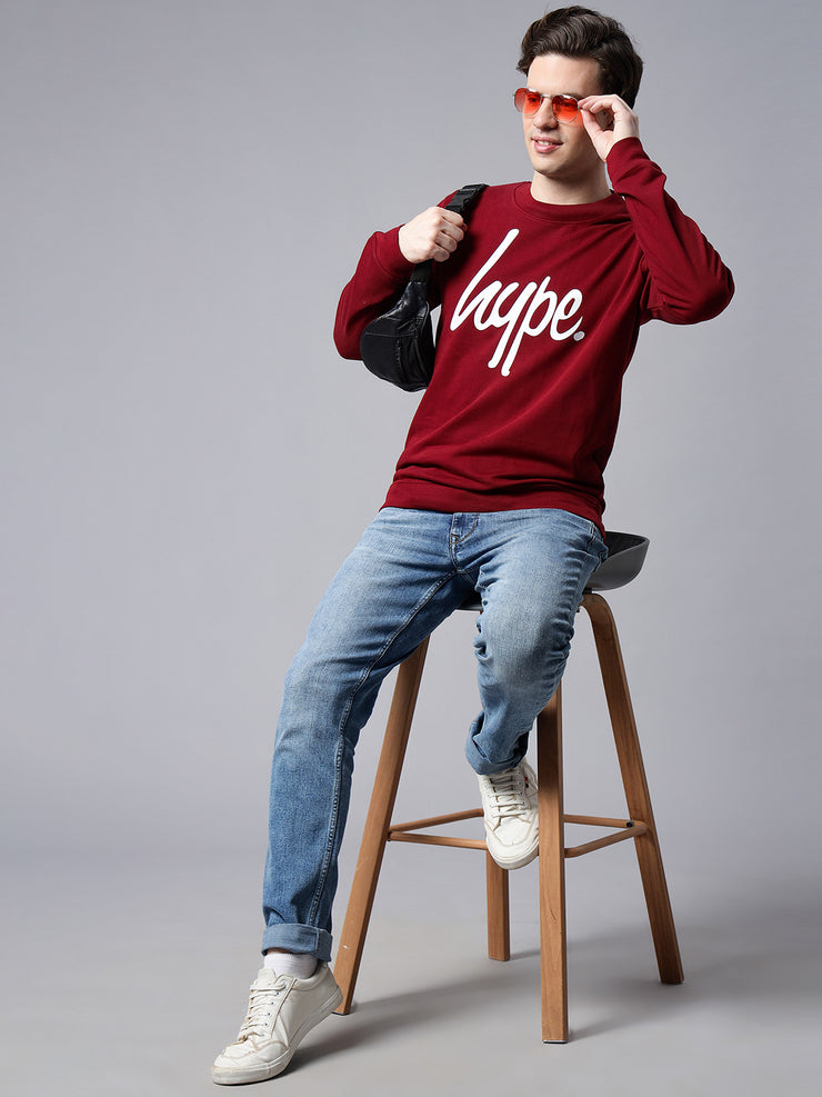 HYPE Maroon Sweatshirt