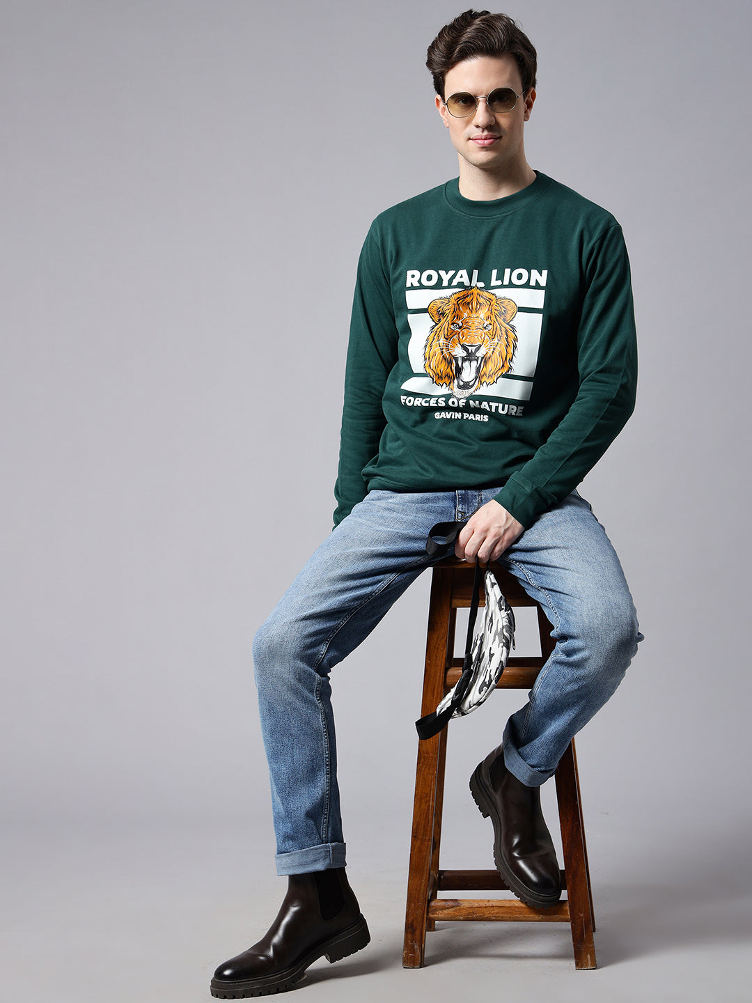 Royal Lion Green Sweatshirt