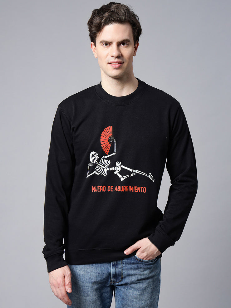 Sleeping Man Black Sweat shirt