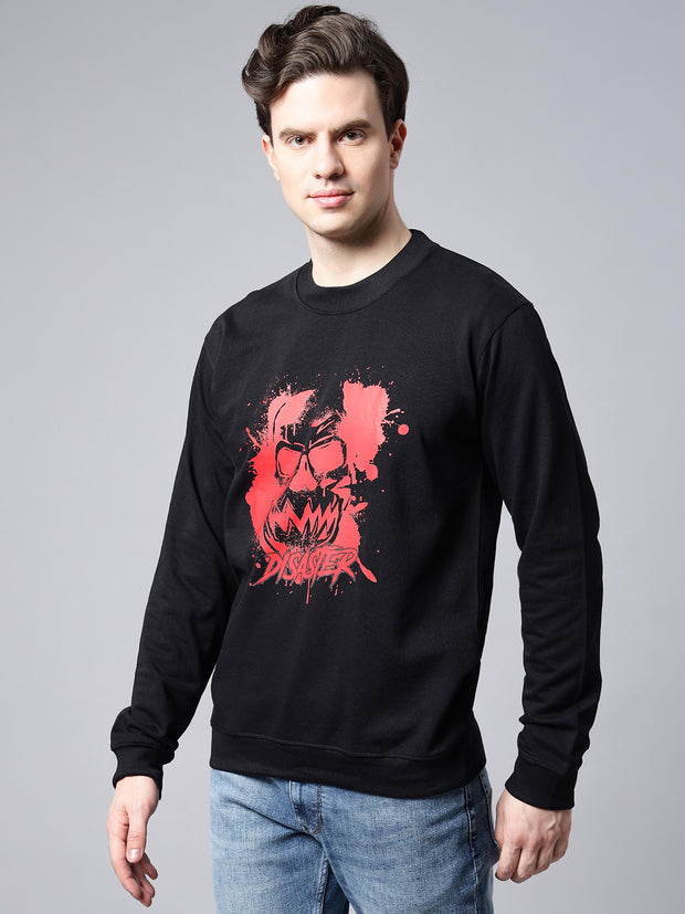 Red Skull Black Sweatshirt