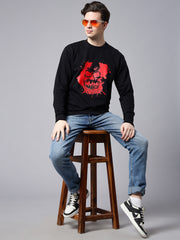 Red Skull Black Sweatshirt