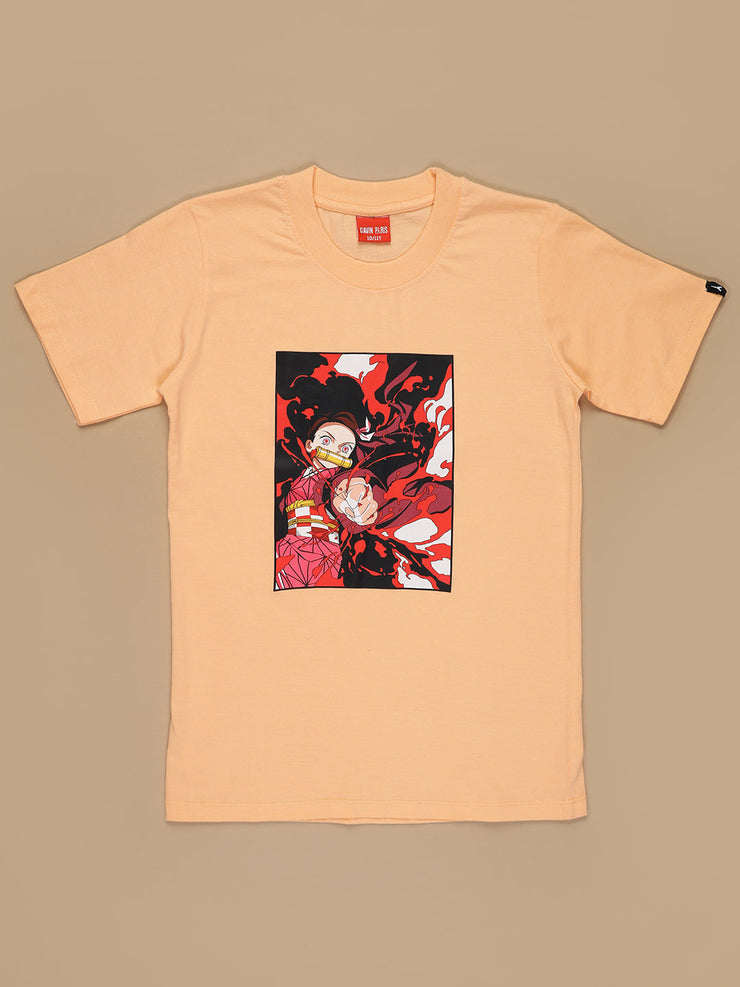 Anime Fire T-shirts for Boys & Girls