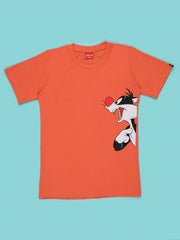 Side Sylvester T-shirts for Boys & Girls