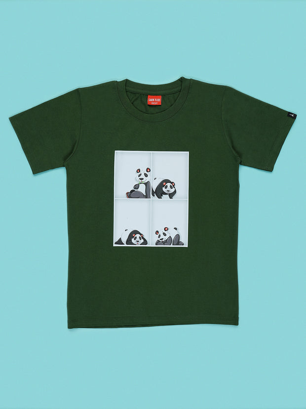 Panda Box T-shirts for Boys & Girls