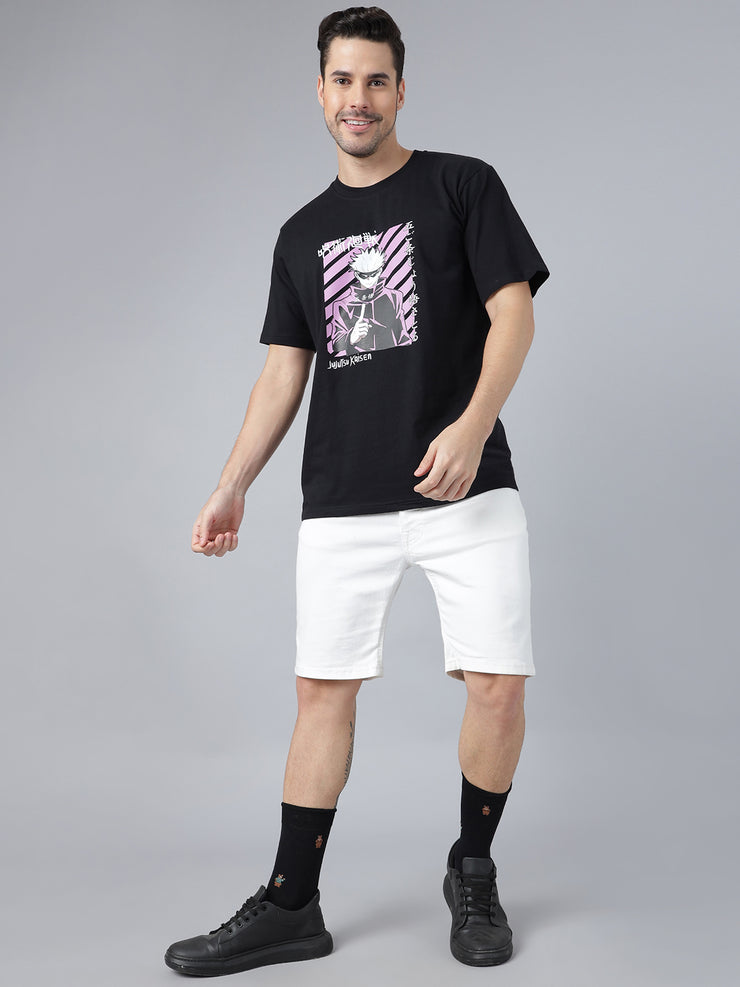 Kaisan Black Regular T-Shirts