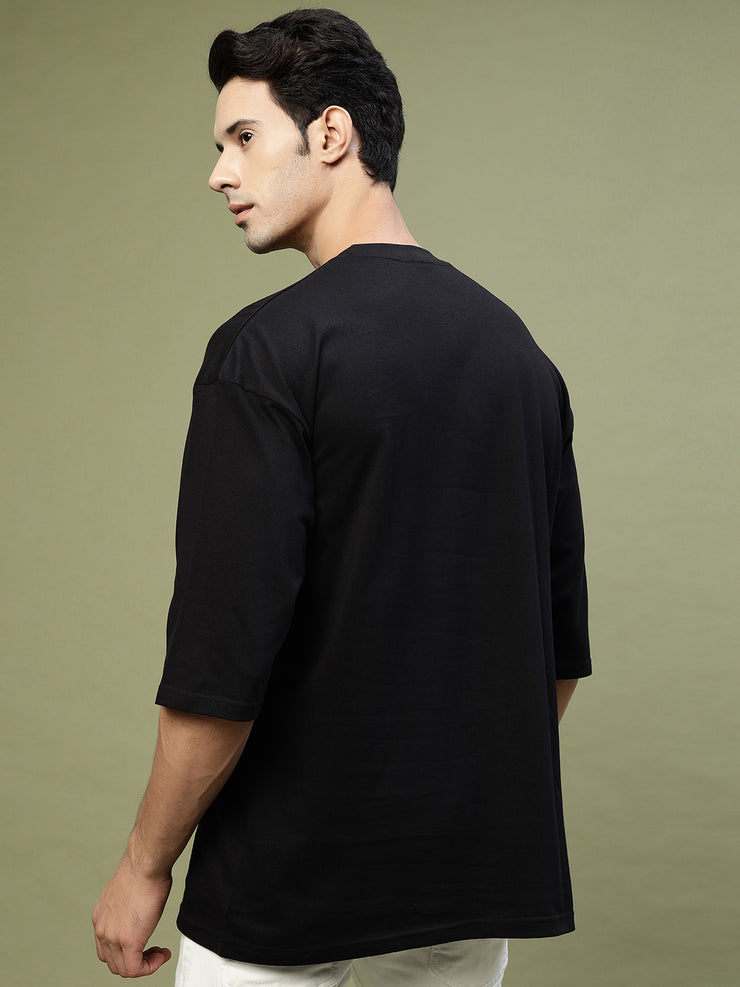 Savage Unisex Black Oversized Tee By Gavin Paris