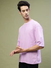 Los Angeles Lavender Drop-shoulder Oversized Tee