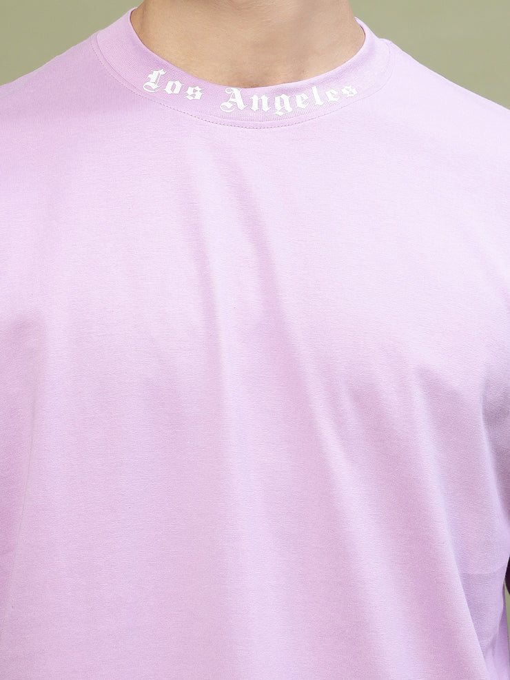 Los Angeles Lavender Drop-shoulder Oversized Tee
