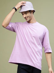 Los Angeles Lavender Drop-shoulder Oversized Tee