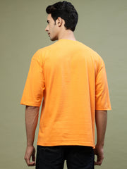 Goten Dancing Neon Orange Oversized Tee by Gavin Paris