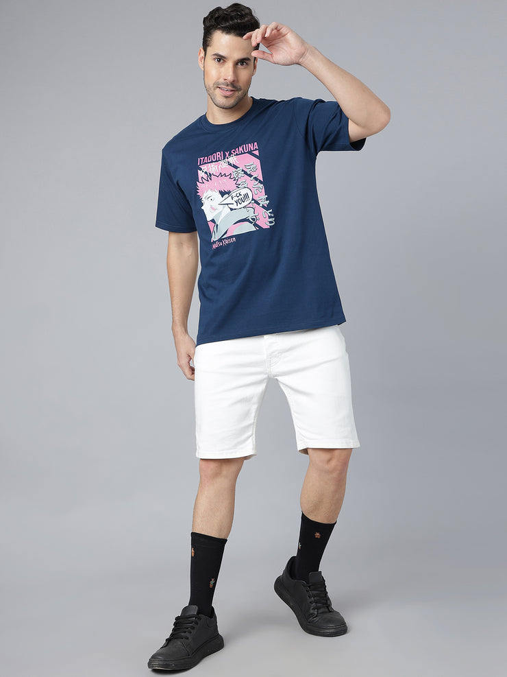 Sakuna Dark Blue Regular T-Shirts