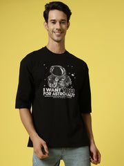 I Want You Black Oversized Tee by Gavin Paris