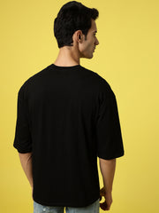 Standing Goten Black Oversized Tee by Gavin Paris