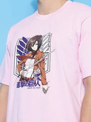 Titan Pink Regular T-Shirts