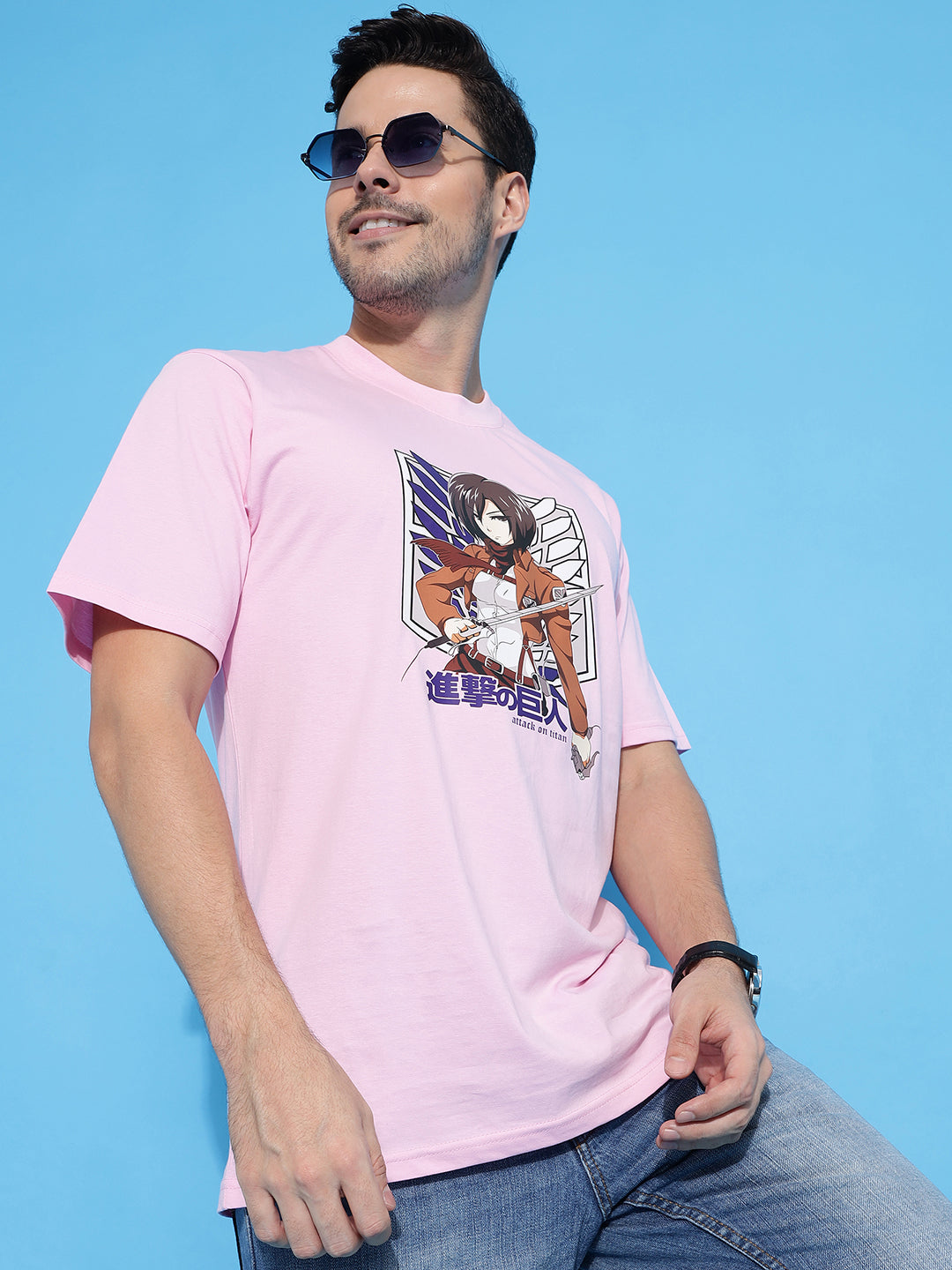 Titan Pink Regular T-Shirts
