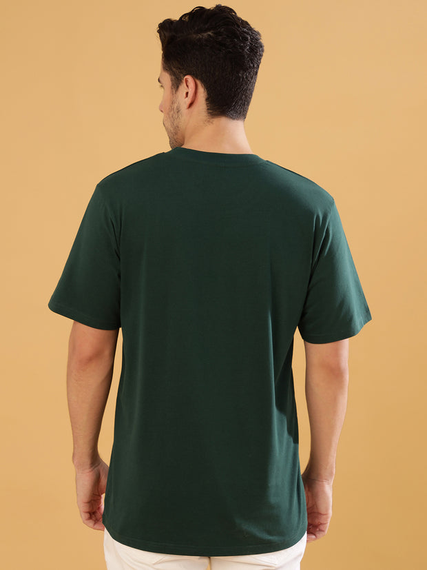 Soul Surf Dark Green Regular T-Shirts