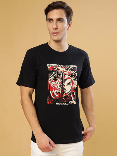 Rengoku Black Regular T-Shirts