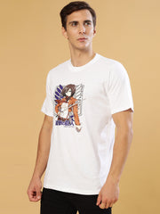 Titan White Regular T-Shirts