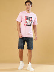 Cat Kamado Pink Regular T-Shirts