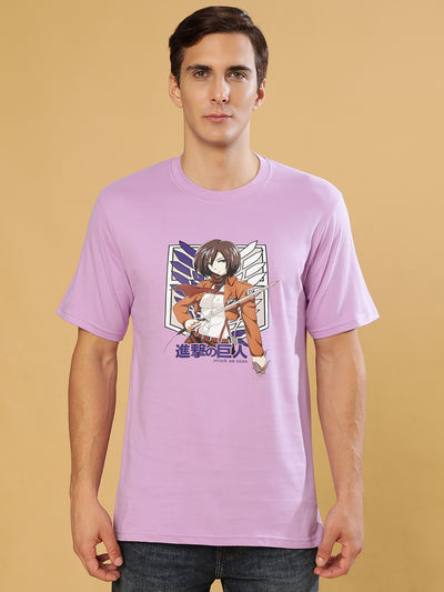 Titan Lavender Regular T-Shirts