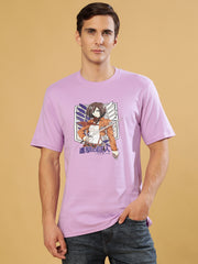 Titan Lavender Regular T-Shirts