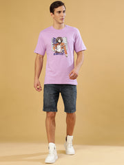 Titan Lavender Regular T-Shirts