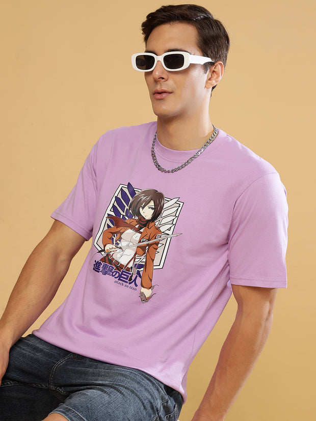 Titan Lavender Regular T-Shirts