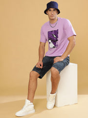 Shinji lavender Regular T-Shirts